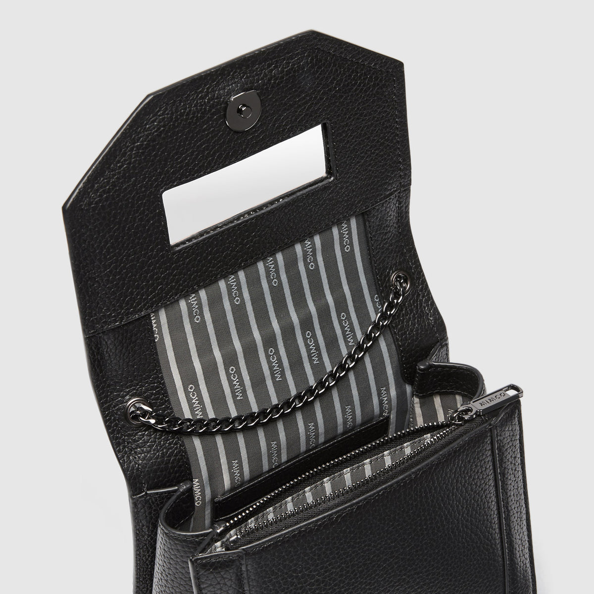 majesty evening bag - Black Gunmetal