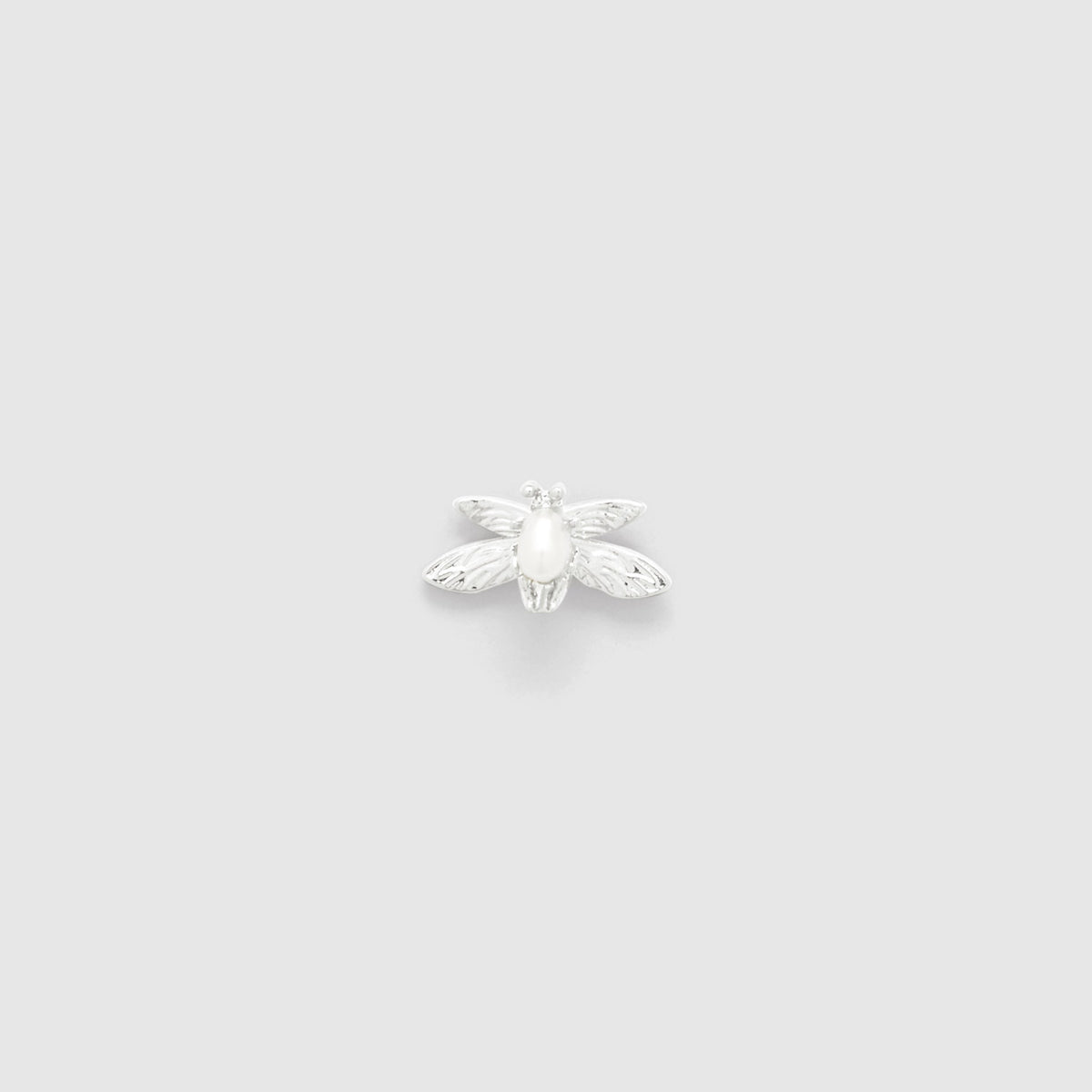 aerial stud earring - Silver