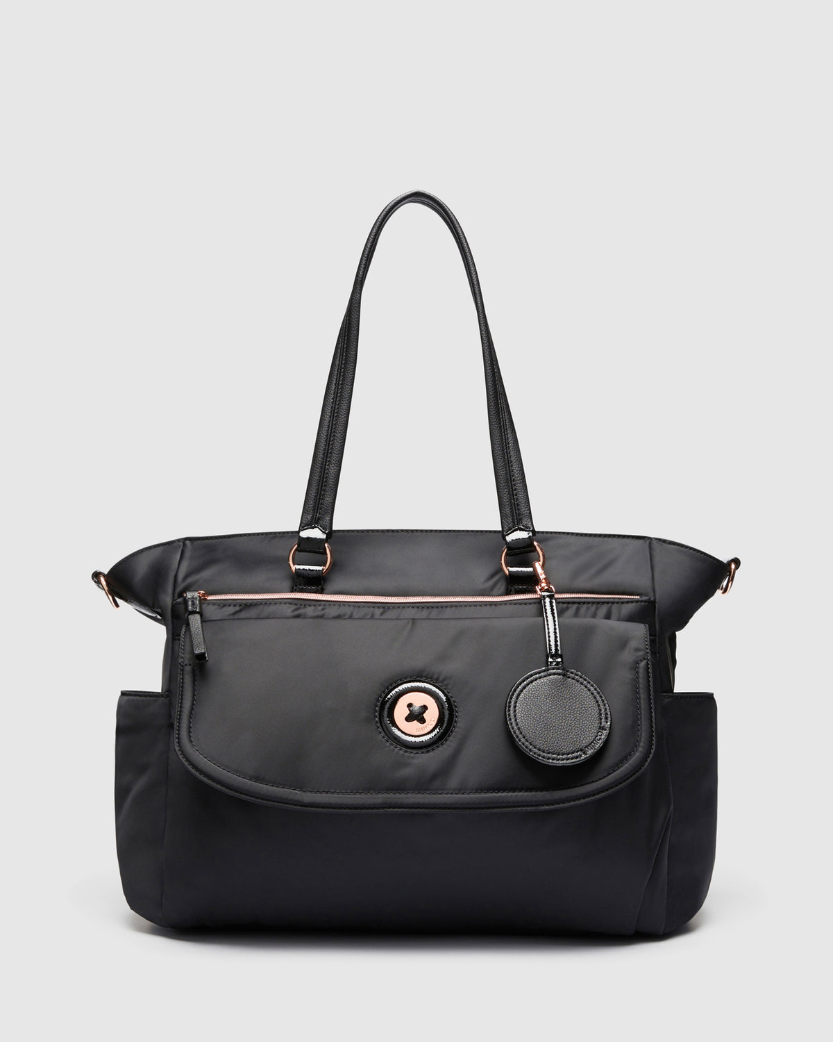 Mim-Mazing Baby Bag - Black Rose Gold
