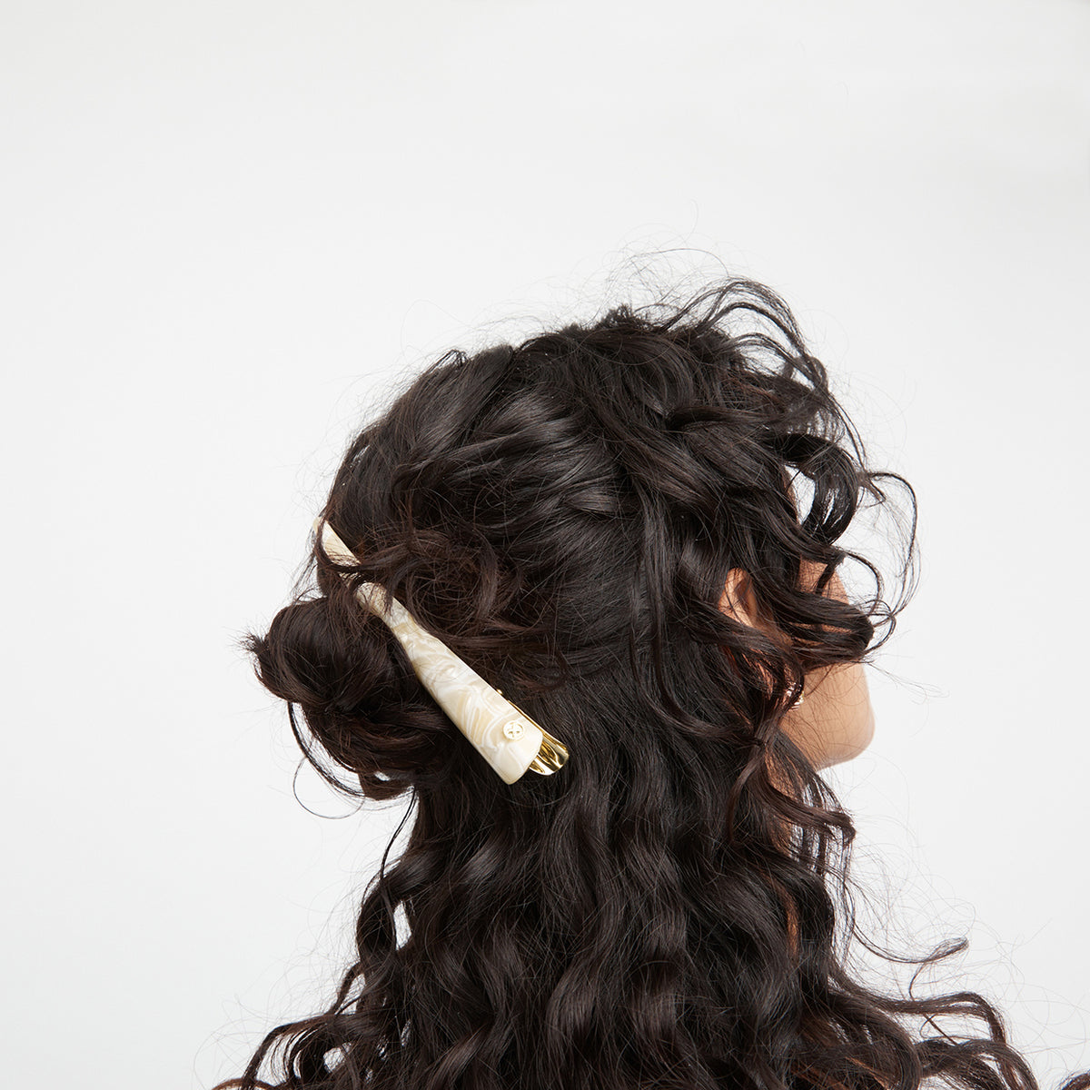 Miss Mim Concord Hair Clip - Alabaster