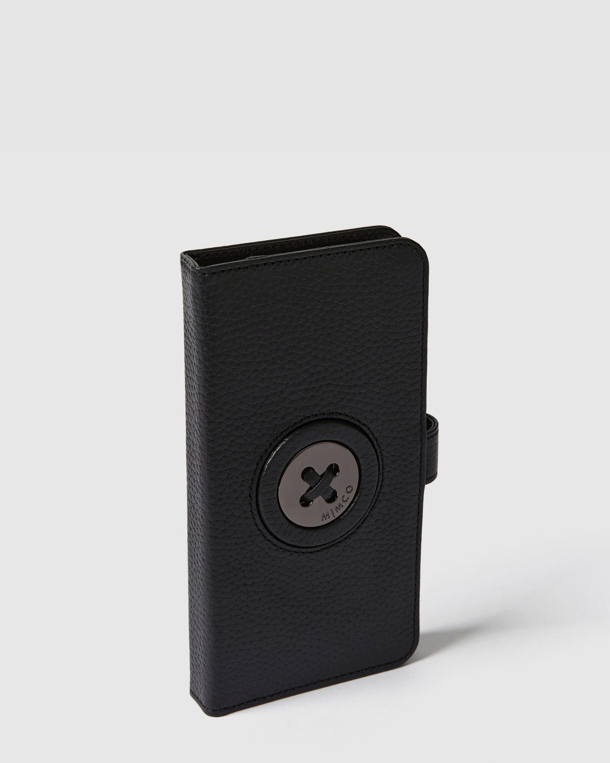 Mim-Mazing Flip Case For iPhone 12 Pro Max - Black Gunmetal