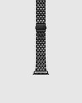 40mm Swirl Watch Band - Jet Black