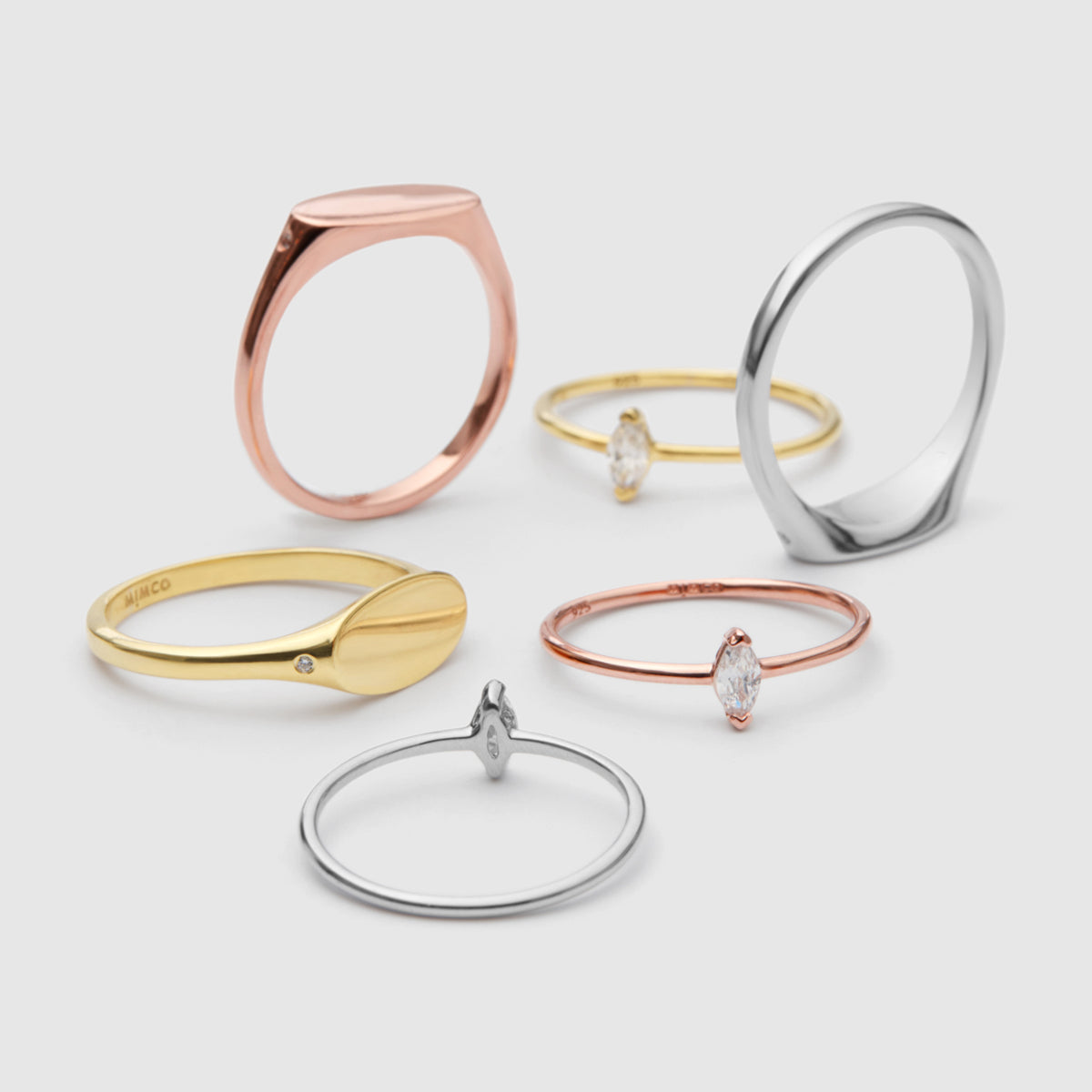 Clinch Sterling Silver Ring - Silver