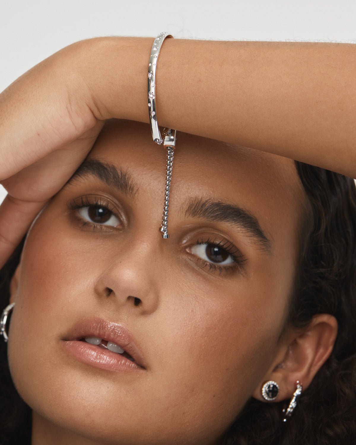 Stargazing Bangle - Silver