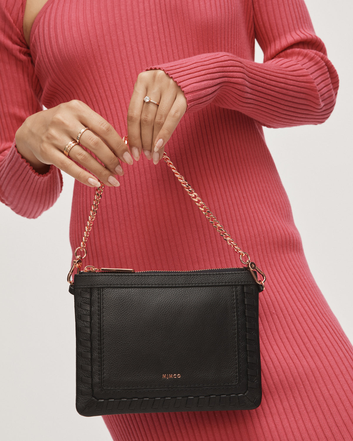 Link Chain Shoulder Bag Strap - Rose Gold