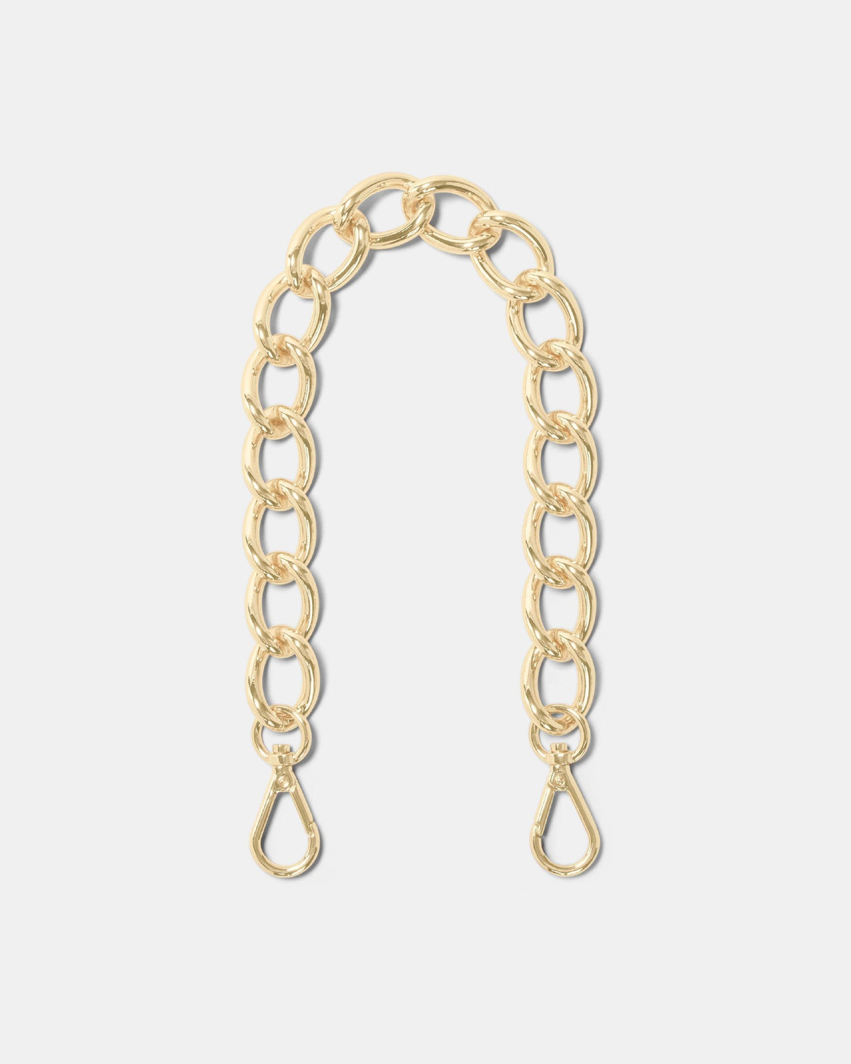 Chunky Chain Shoulder Bag Strap - Light Gold