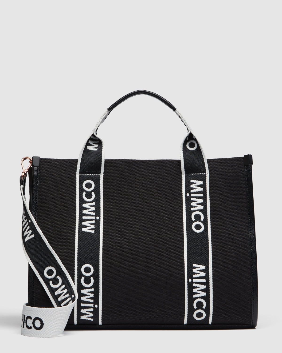 Stevie Tote Bag - Black White