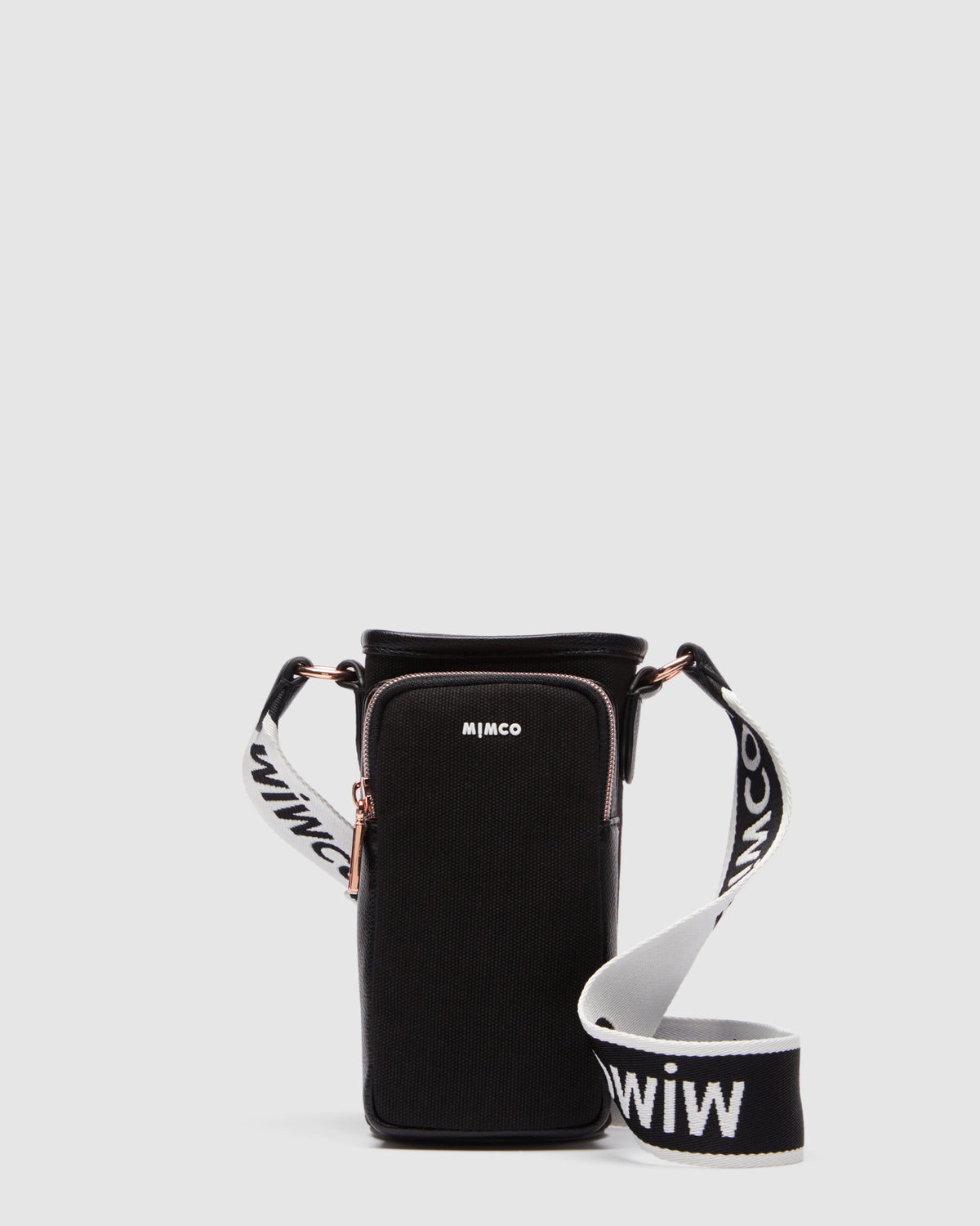 Stevie Drink Crossbody Bag - Black White
