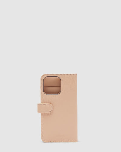 Hendrix Flip Case For Iphone 13-13 Pro - Almond