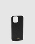 Mim-Gram Phone Case For Iphone 13-13 Pro - Black Light Gold