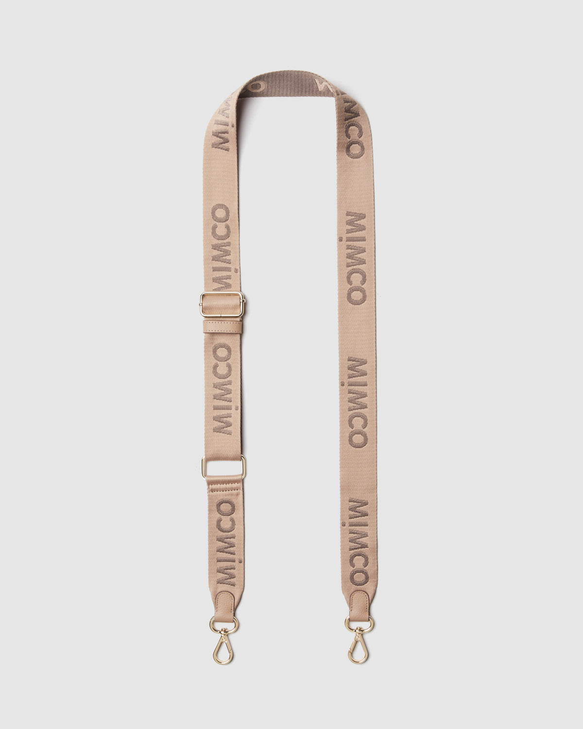 Webbing Bag Strap - Almond Light Gold