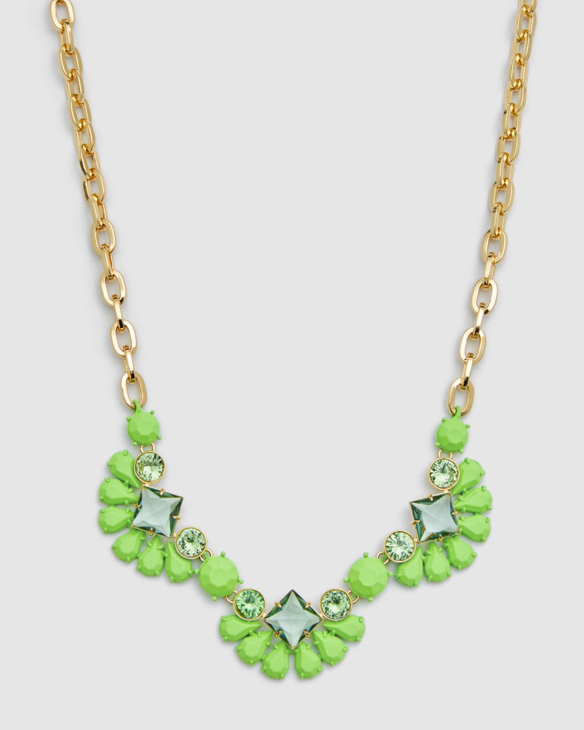 Iggy Necklace - Hot Pop Green