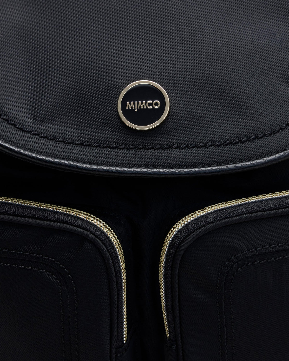 Nextalgia Backpack Bag - Black Light Gold