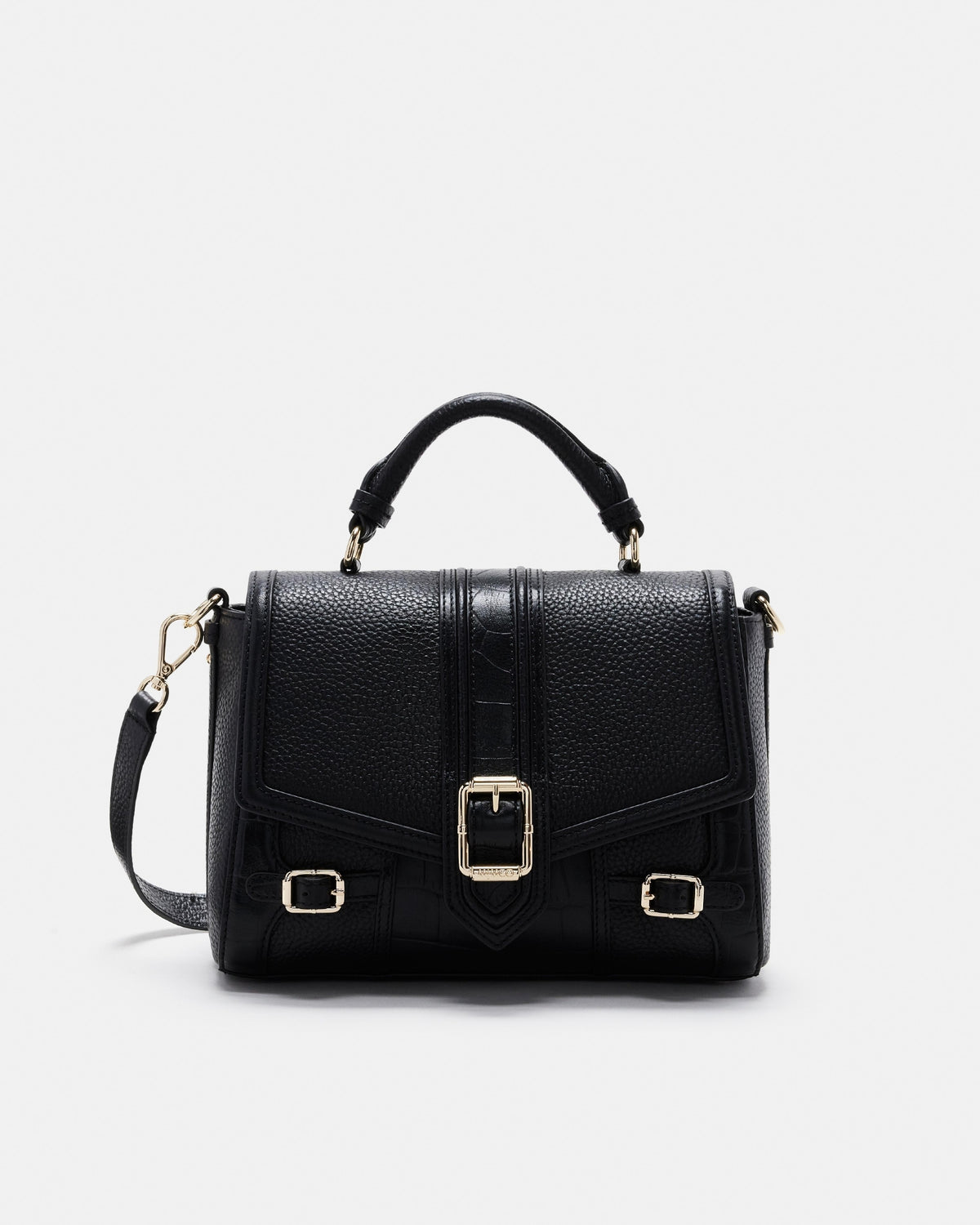 Zeppelin Satchel Bag - Black Light Gold