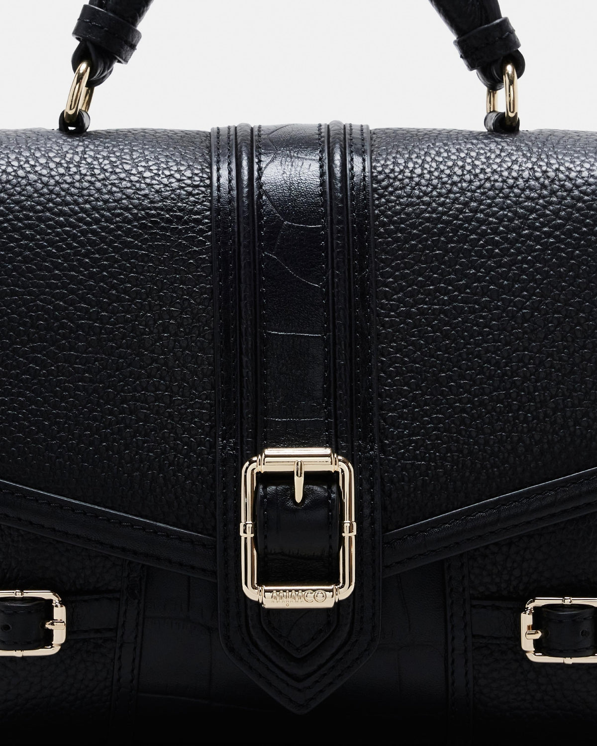 Zeppelin Satchel Bag - Black Light Gold