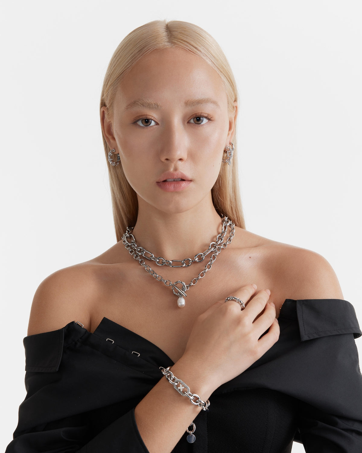 Everly Pendant Necklace - Silver