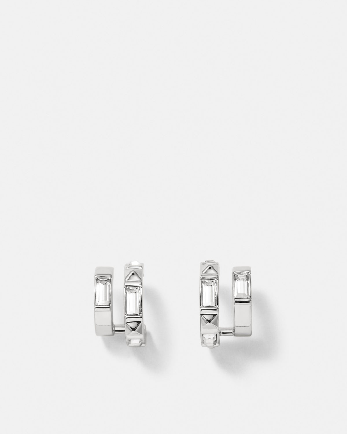 Ringo Hoop Earrings - Silver
