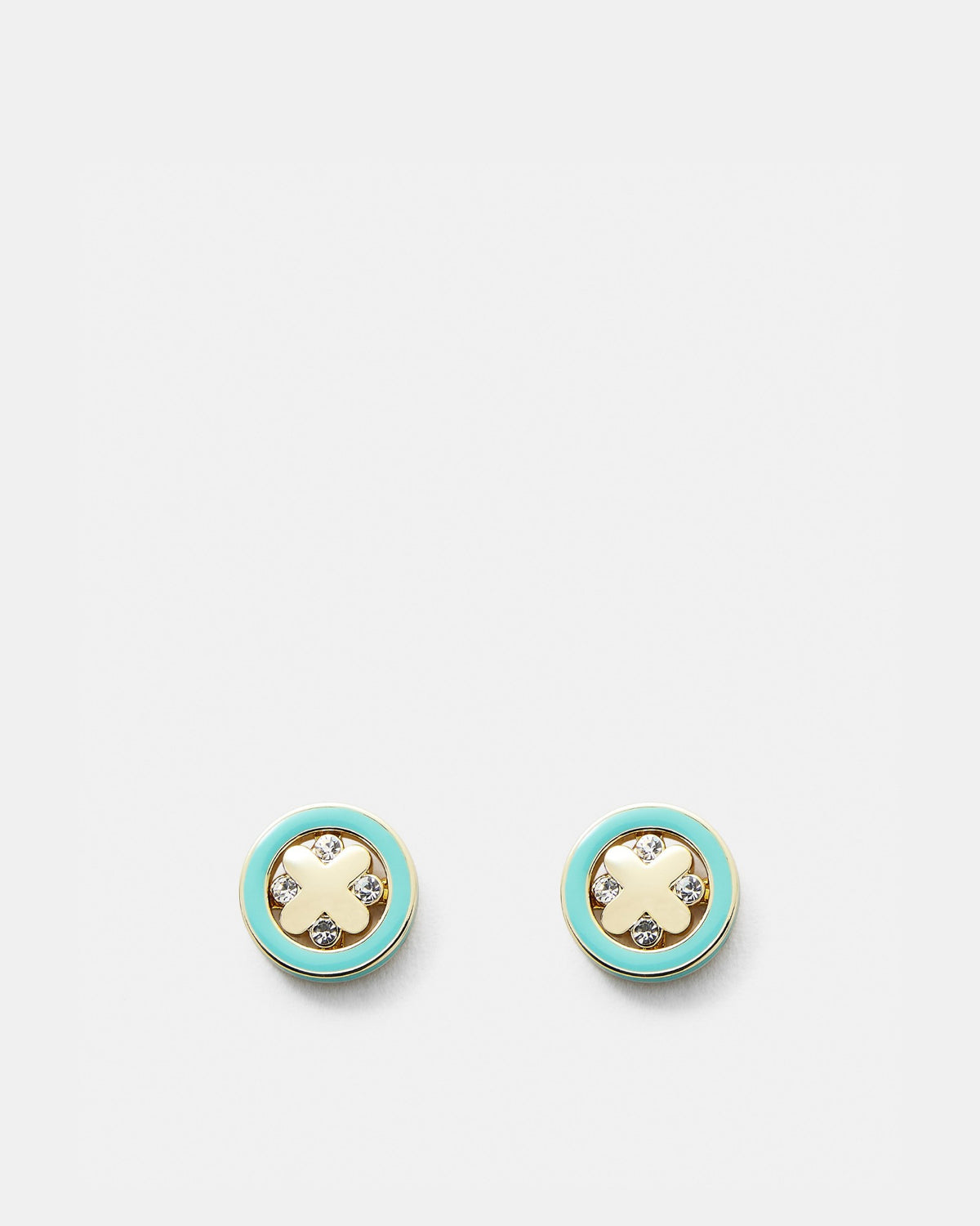 Supermicra Halo Stud Earrings - Lagoon