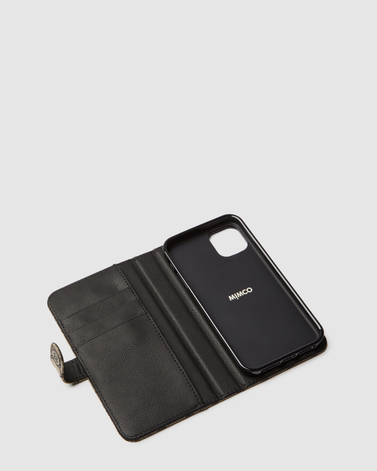 Mim-Gram Flip Case For Iphone 13-13 Pro - Black Light Gold