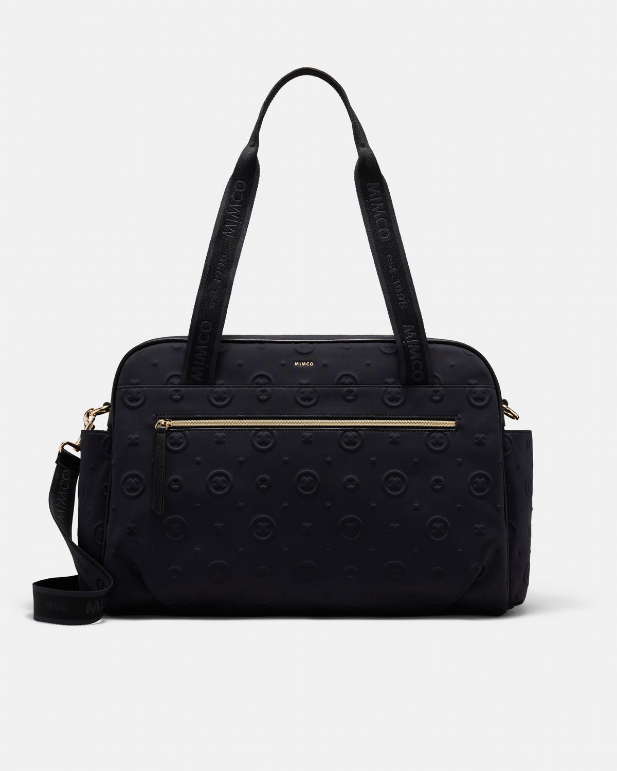Flashback Neoprene Weekender Bag - Black Light Gold