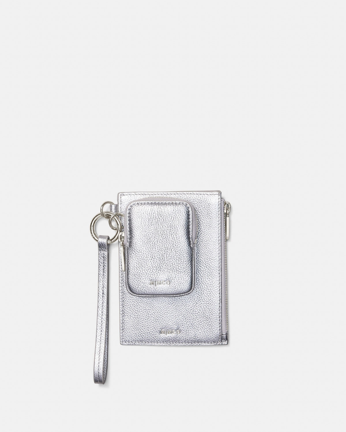 Classico Metallic Travel Duo Pouch - Silver
