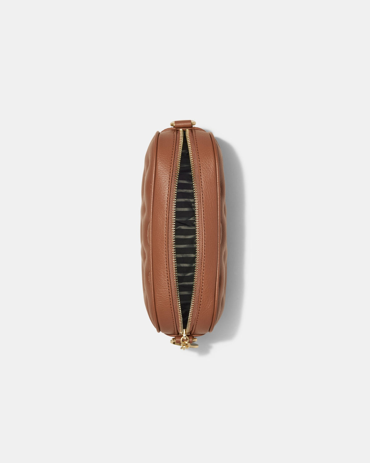 Flashback Leather Crossbody Bag - Mousse