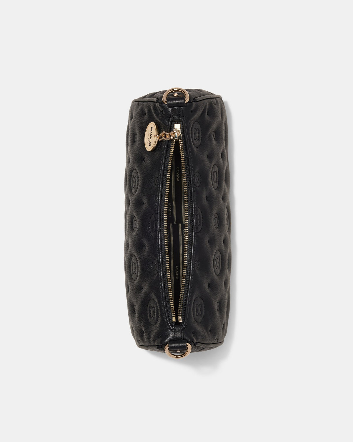 Flashback Leather Shoulder Bag - Black