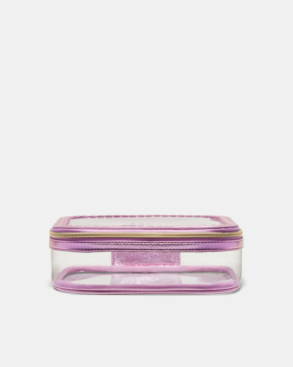 Paradise Large Cosmetic Bag - Metallic Pink