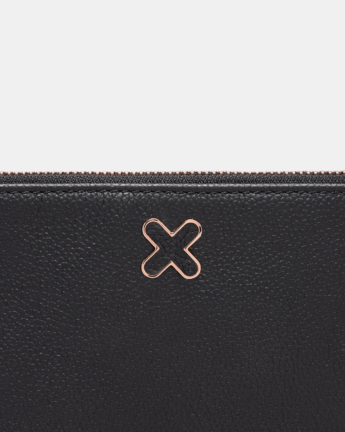 Hendrix Pouch Crossbody Bag - Black Rose Gold