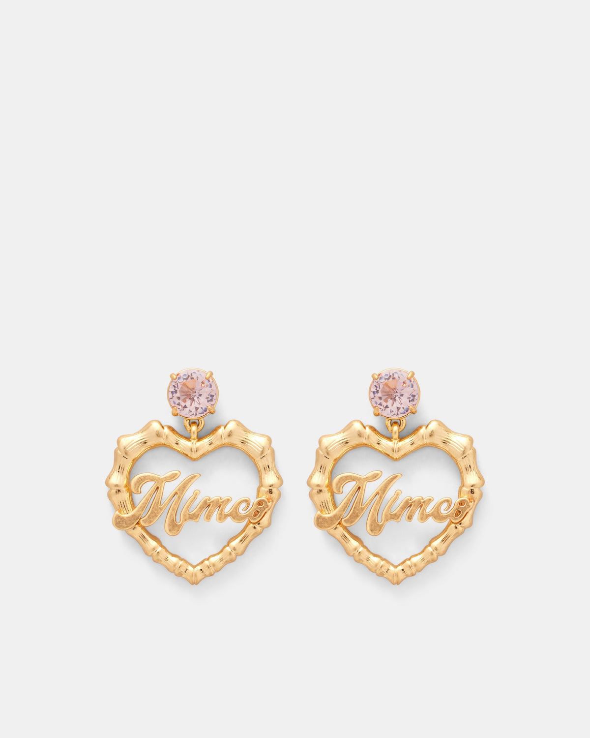 Hip Hop Drop Earrings - Sweet Pink
