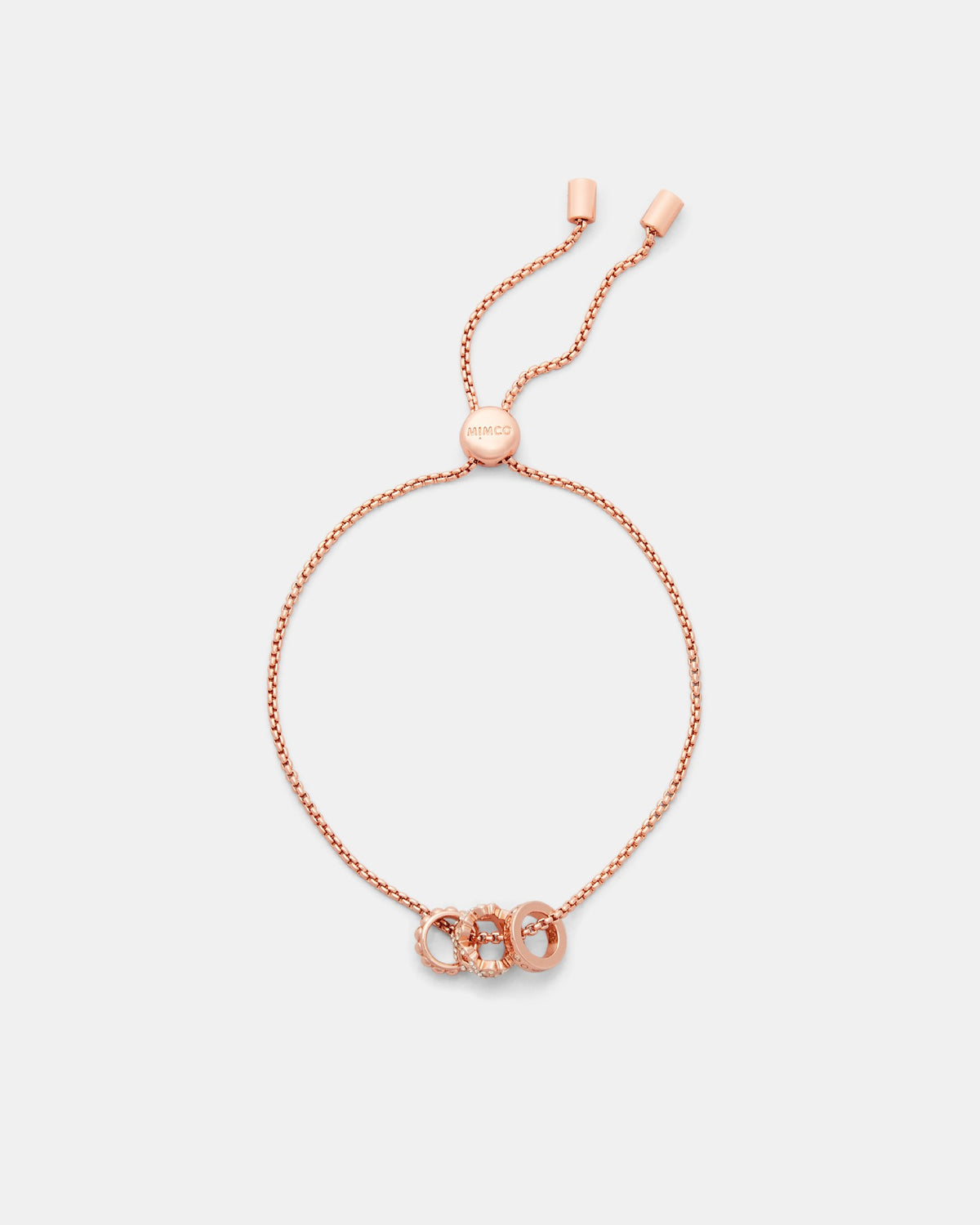 Flare Necklace And Wrist Gift Set - Rose Gold