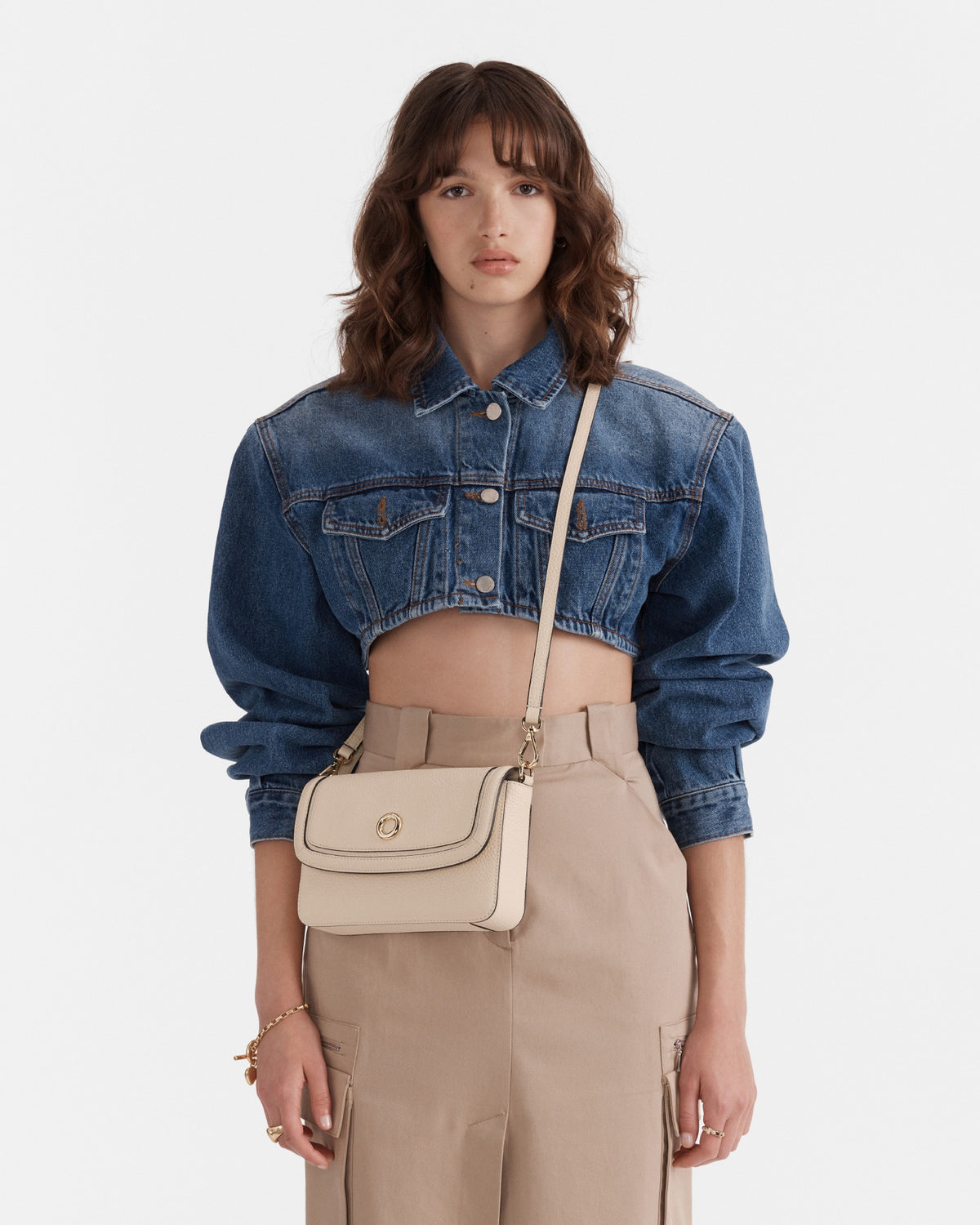 Orbit Crossbody Bag - Pearl