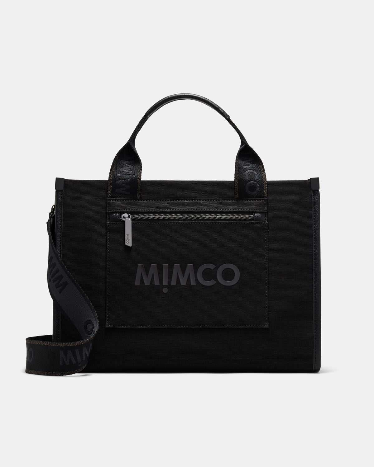 Patch Tote Bag - Black Gunmetal