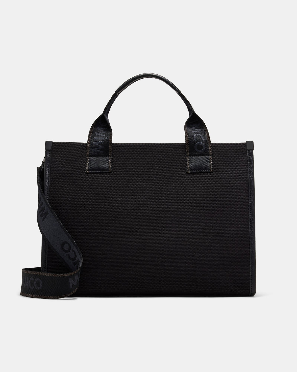 Patch Tote Bag - Black Gunmetal