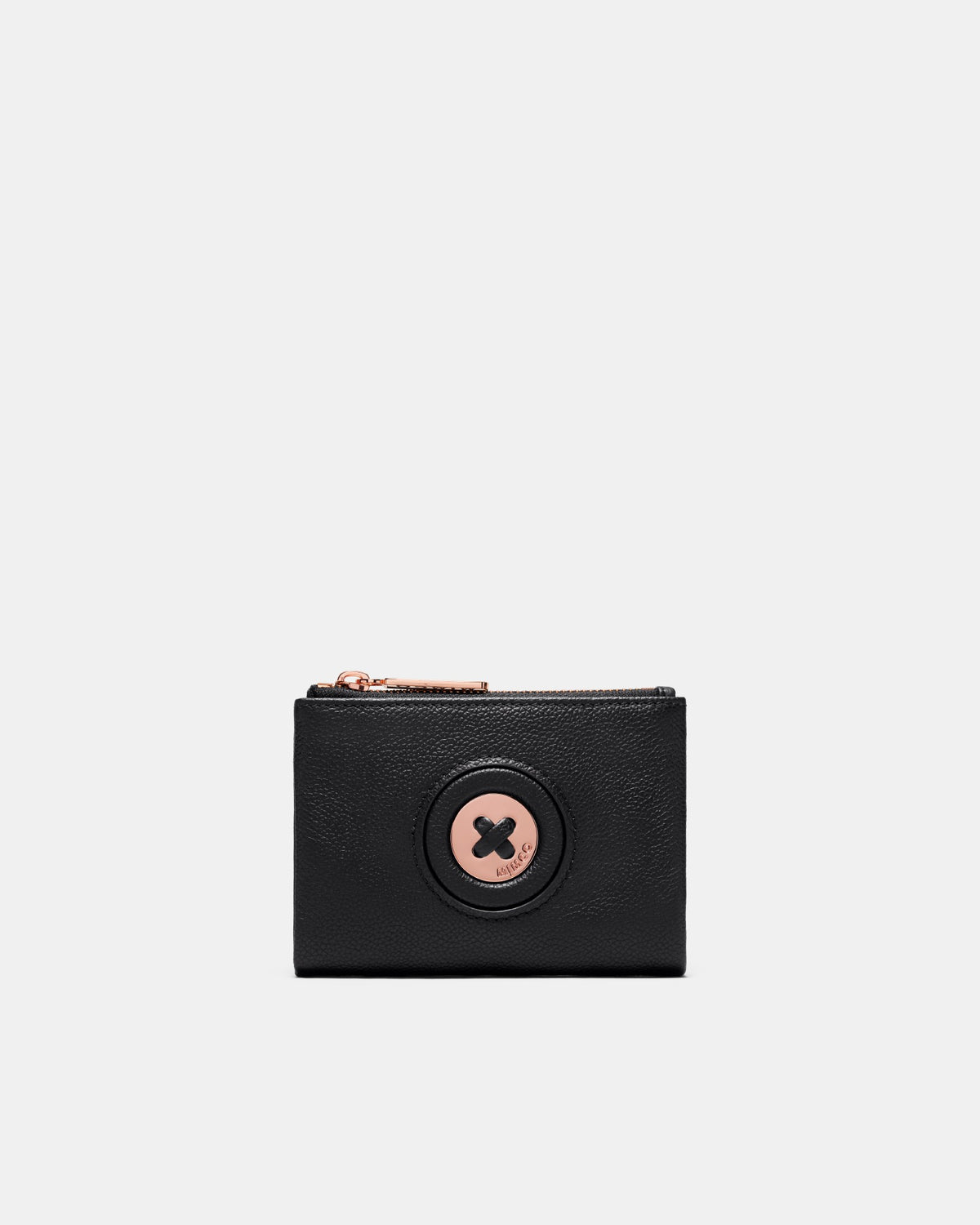 Mim-Mazing Medium Wallet - Black Rose Gold