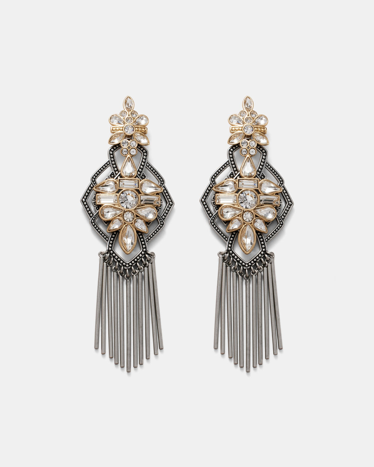 Exploration Earrings - Gold Silver