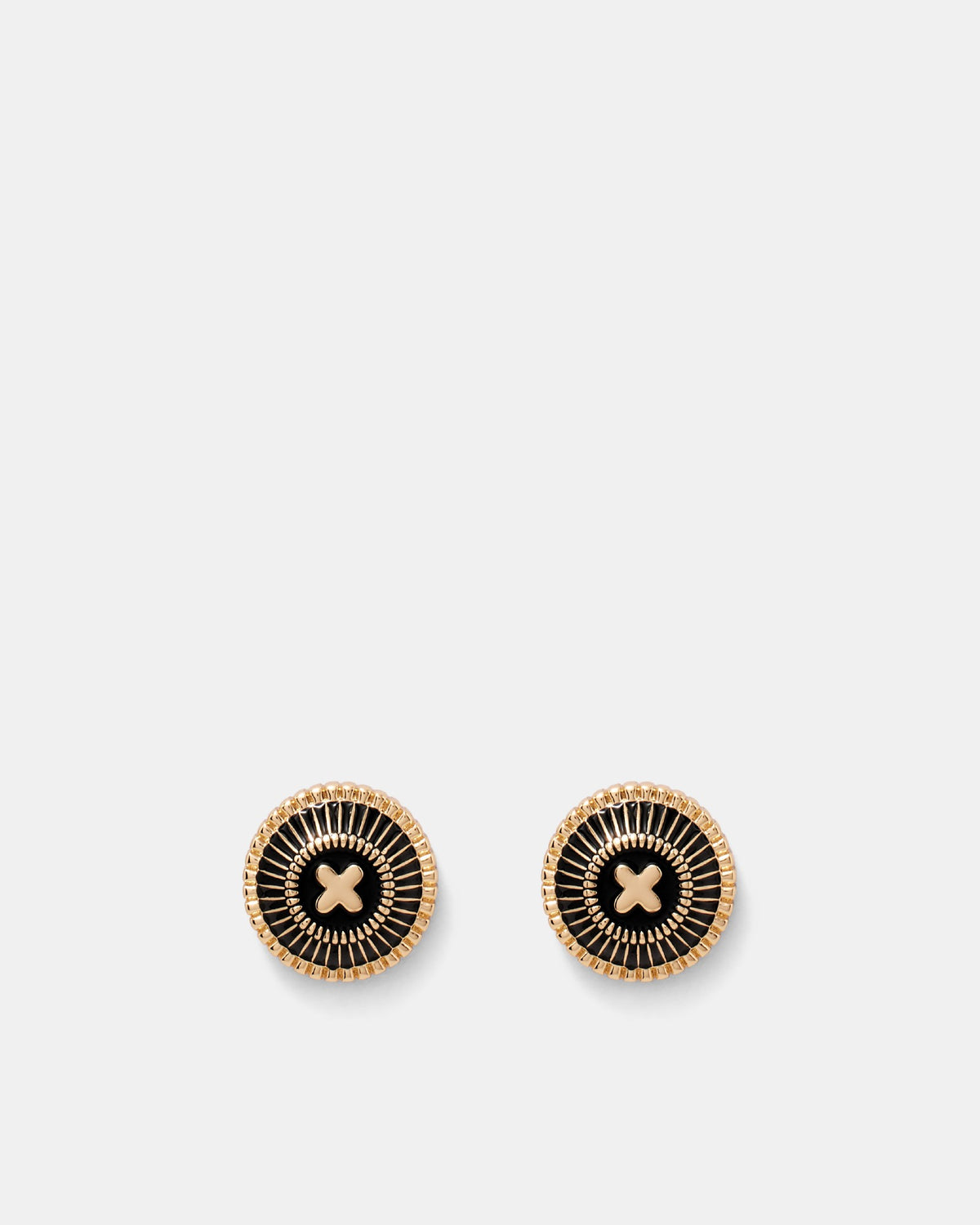 Nevada Stud Earrings - Black