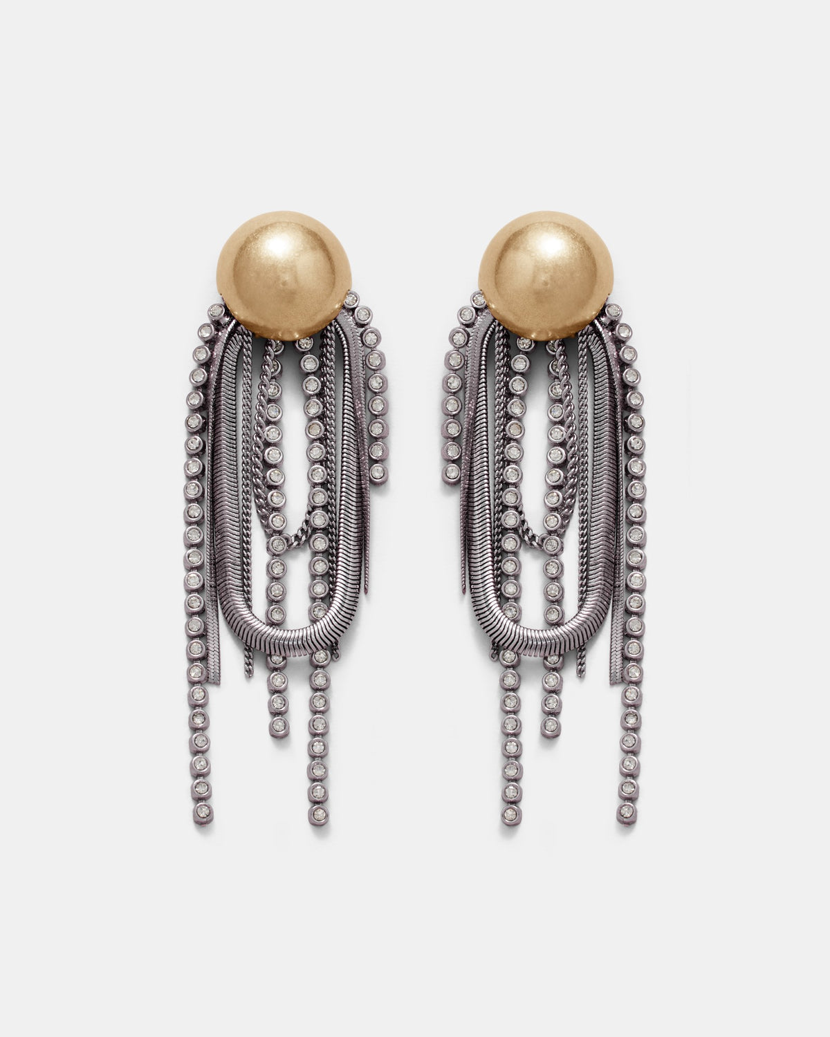 Exploration Statement Earrings - Gold