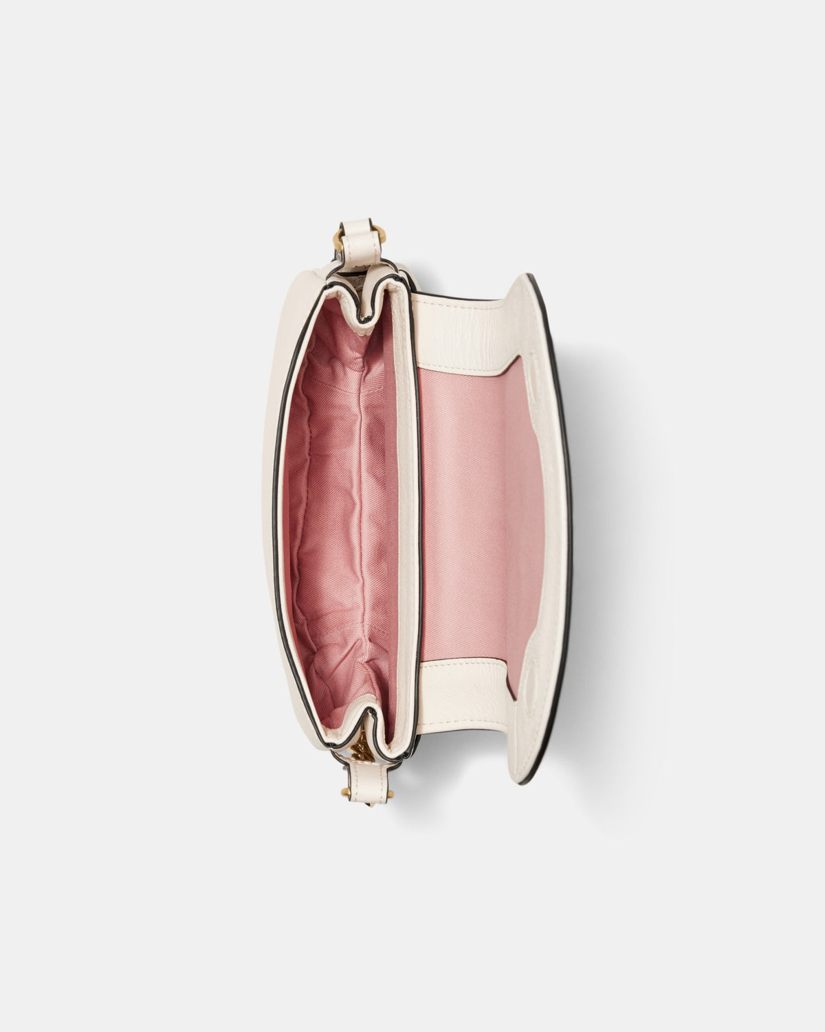 Treasure Saddle Crossbody Bag - Ivory