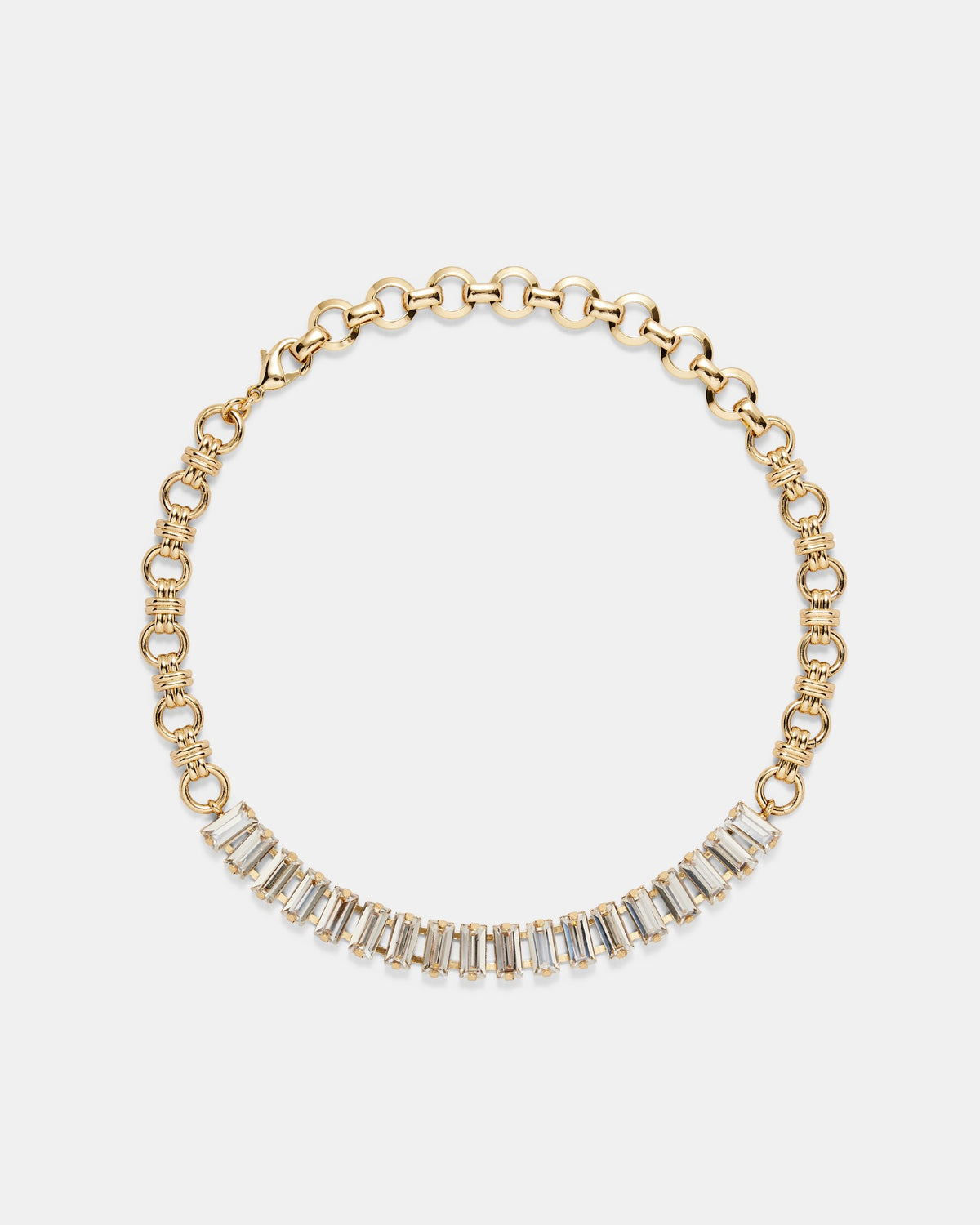 Descent Choker Necklace - Gold