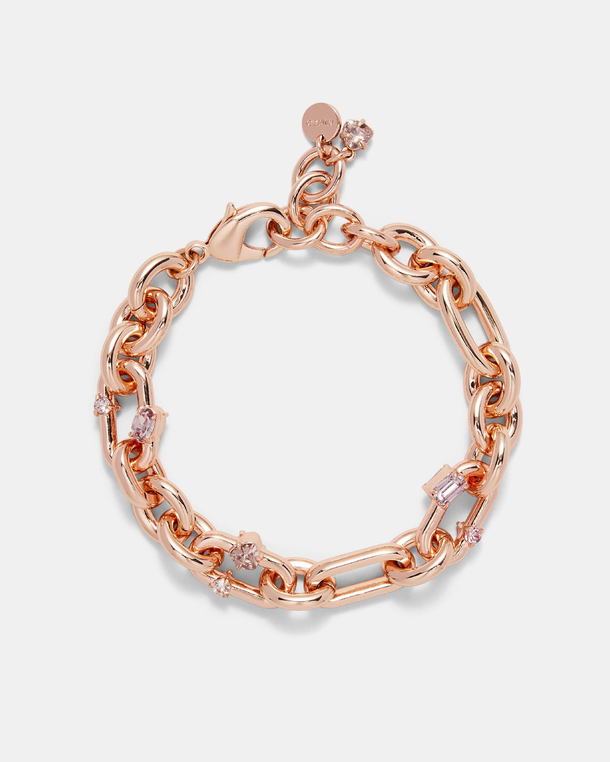 Found Link Bracelet - Rose Gold