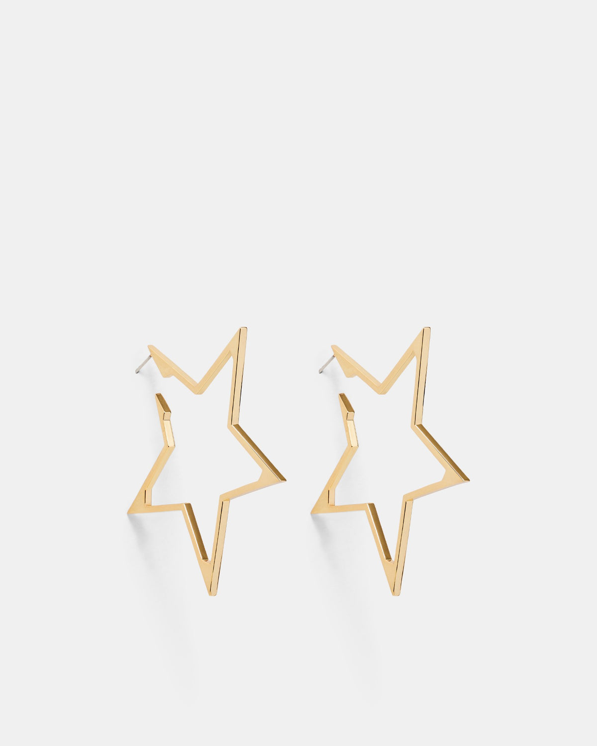 Atomic Hoop Earrings - Gold