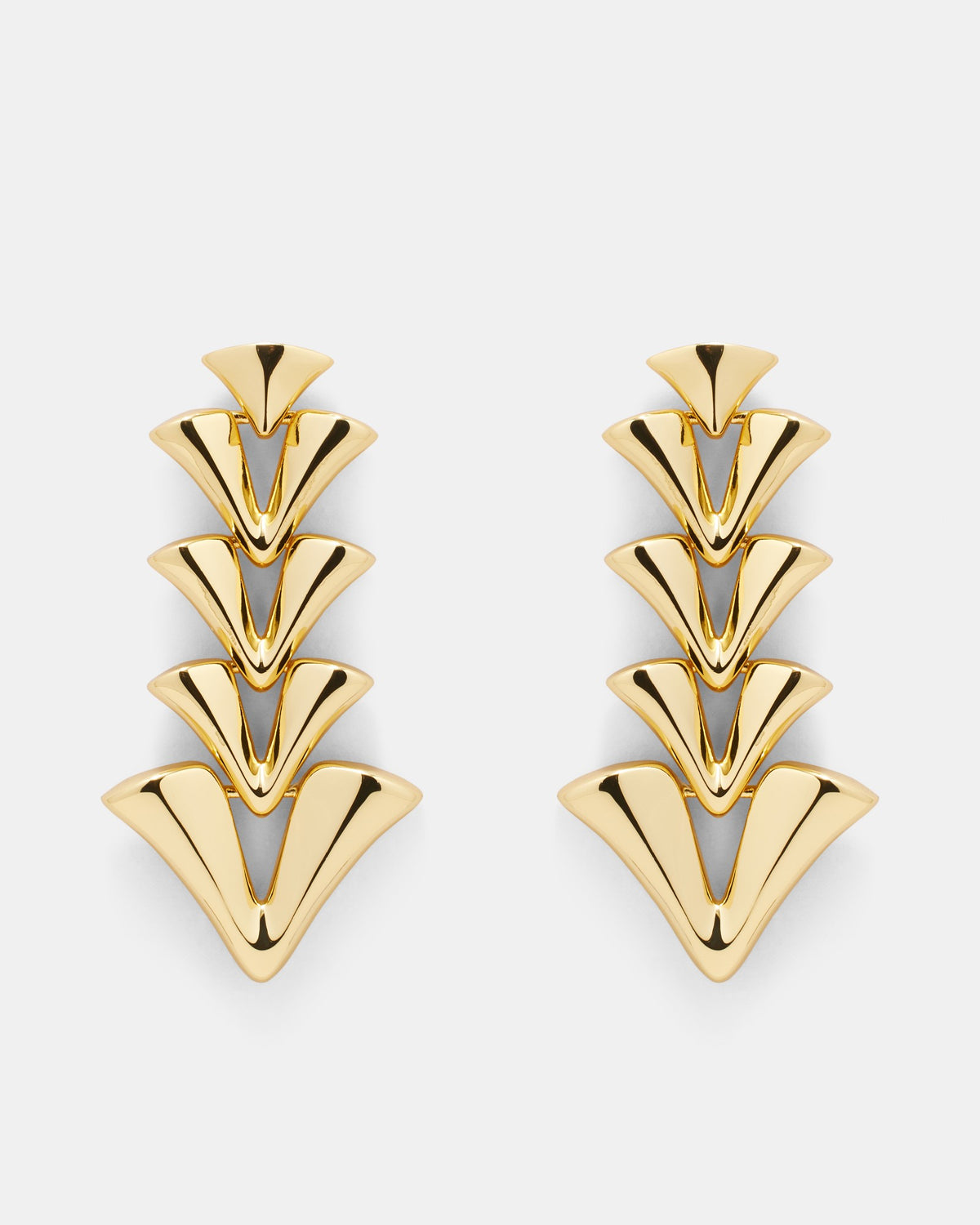 The Viper Earrings - Gold