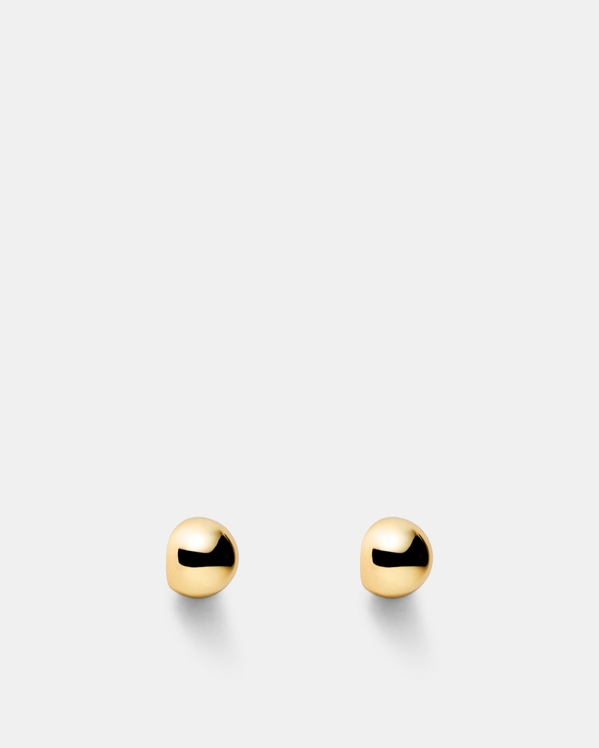So Smooth Stud Earrings - Gold