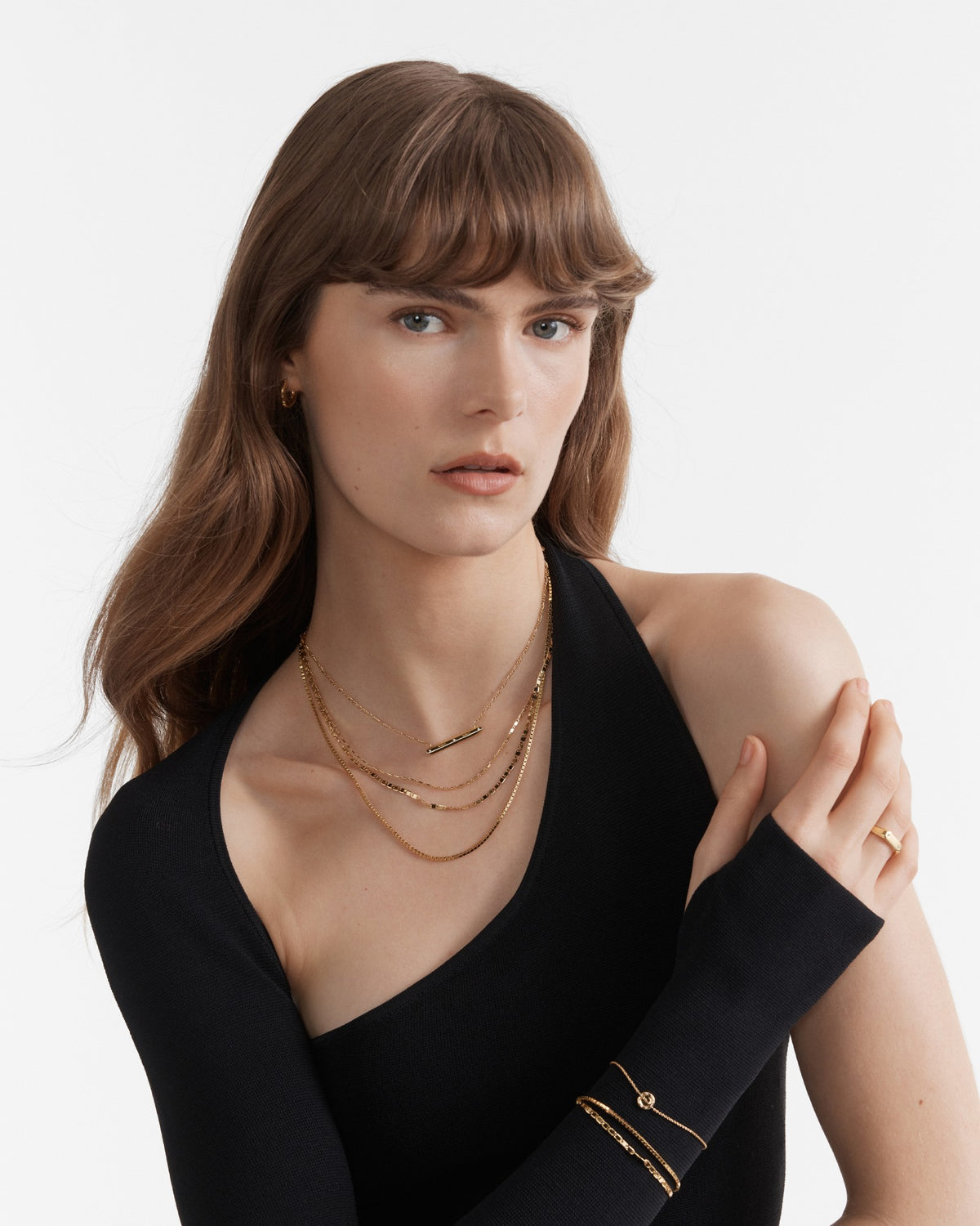 Lets Groove Necklace - Gold