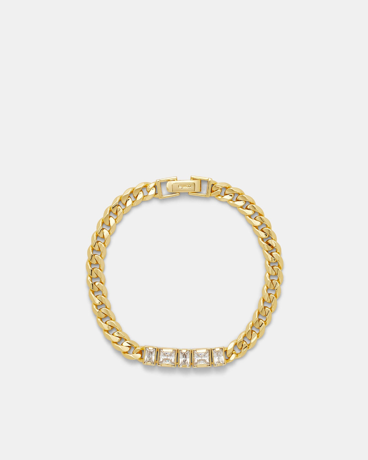 Verse Crystal Bracelet - Gold