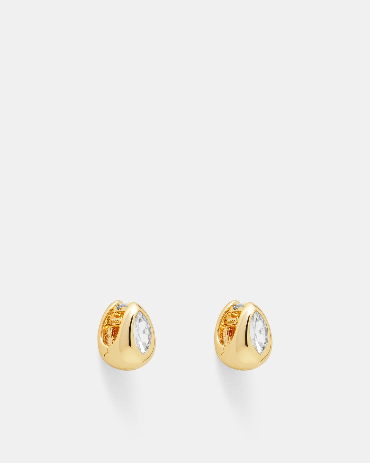 Venue Huggie Hoop Earrings - Gold