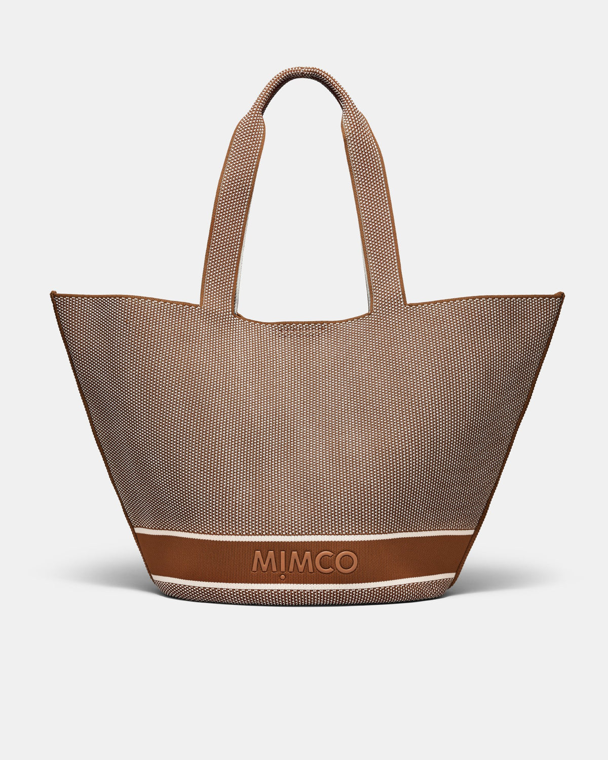 Blondie Basket Tote Bag - Cognac