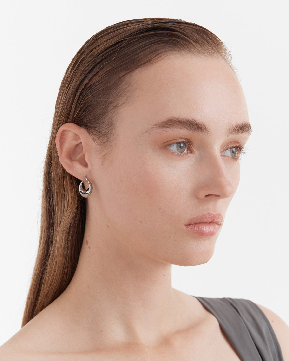 Anthem Stud Earrings - Silver