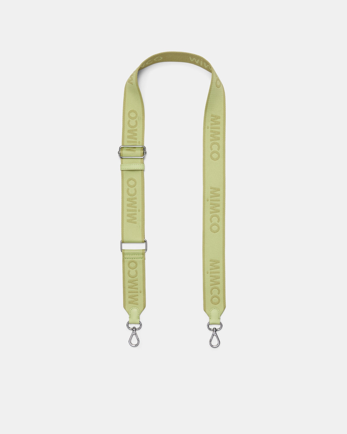 Stripe Webbing Bag Strap - Pistachio